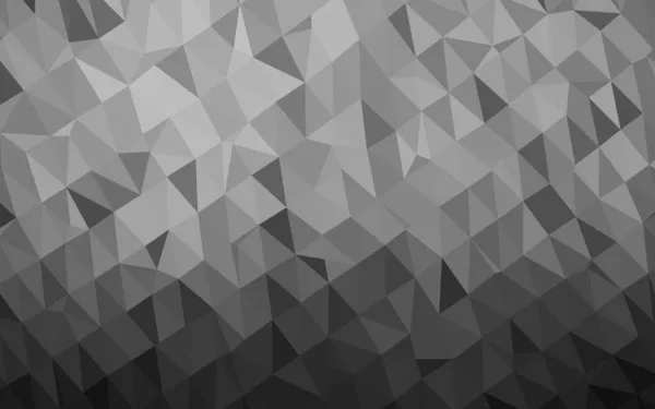 Argent Foncé Texture Triangle Floue Vectorielle Grise — Image vectorielle