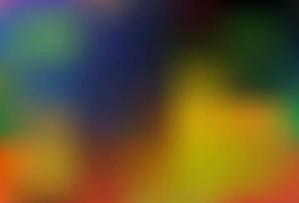 Dark Multicolor Gökkuşağı Vektörü Soyut Parlak Şablonu Bulanıklaştırdı Soyut Gradyan — Stok Vektör
