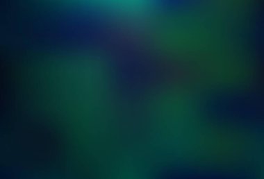 Koyu mavi vektör soyut parlak deseni bulanıklaştırdı. Bokeh tarzında tamamen yeni bir renk çizimi. Tasarımınız için akıllı doku.