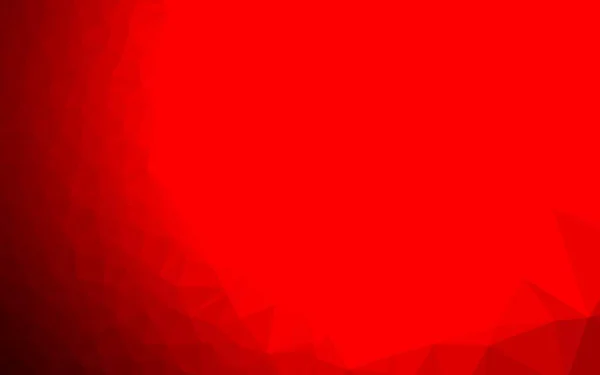 Світло Червоний Векторний Багатокутник Абстрактний Фон — стоковий вектор