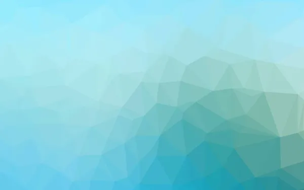Bleu Clair Motif Triangle Flou Vectoriel Vert — Image vectorielle