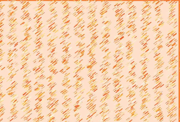 Hellgelber Orangefarbener Vektorhintergrund Mit Langen Linien Linien Auf Verschwommenem Abstrakten — Stockvektor