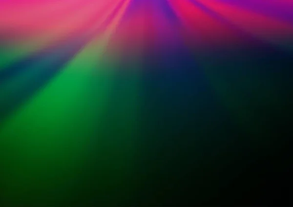 Dark Multicolor Rainbow Vektor Abstrakte Vorlage — Stockvektor