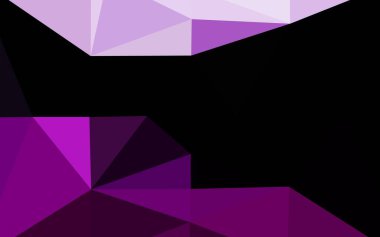 Açık Mor vektör çokgen arkaplan.