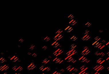 Düz çizgileri olan koyu turuncu vektör arkaplan. Soyut şablondaki çizgilerle dekoratif parlak çizimler. İş ilanınız için akıllı tasarım.