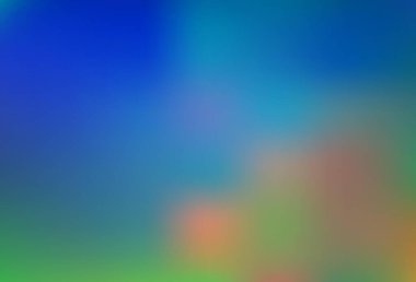 Açık mavi, yeşil vektör bulanık ve renkli arkaplan. Eğilimli zarif, parlak bir çizim. İş tasarımınız için yepyeni bir tarz.