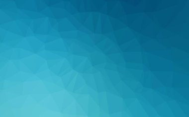Açık BLUE vektör çokgen arkaplan. Gıcır gıcır rengarenk bir illüstrasyon. İş tasarımınız için üçgen desen.