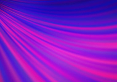 Açık pembe, lava şekilli mavi vektör arkaplan. Bulanık geometrik örnek ve eğimli kabarcıklar. Reklamınız, broşürleriniz, broşürleriniz için yeni bir doku..