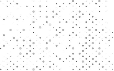 Light Silver, baloncuklu gri vektör arka planı. Parlak renkli soyut çemberlerin olduğu bir resim. Marka kitabınız için şablon.