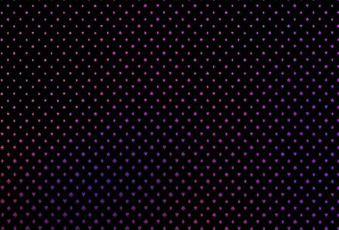Koyu pembe, içinde poker sembolleri olan mavi vektör şablonu. Kalplerin, maça, sinek ve elmasların işaretleriyle renkli bir değişim. Kitapçıklar, kumarhanelerin broşürleri..