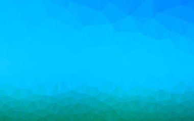 Açık BLUE vektörü soyut çokgen dokusu. Renkli soyut çizimler ve gradyan. Marka kitabınız için şablon.