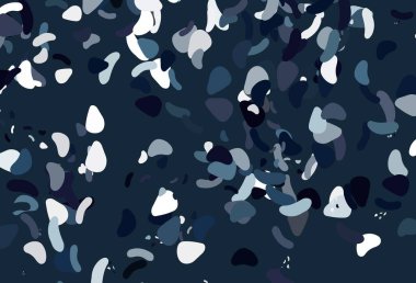 Rastgele şekilli açık mavi vektör dokusu. Soyut gradyan şekilli basit renkli çizimler. Duvar kağıtları için zarif tasarım.