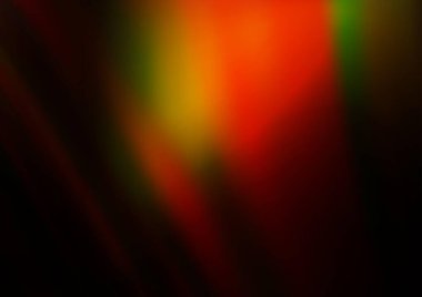 Koyu sarı, sıvı şekilli turuncu vektör şablonu. Soyut mermer tarzında, gradyanı olan renkli bir illüstrasyon. Cep telefonu geçmişinin şablonu.