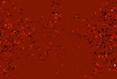 Karmaşık şekilli hafif turuncu vektör deseni. Modern tarzda değişen renkli kaotik formlar. Bir cep telefonu için arka plan.