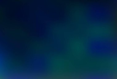 Koyu mavi vektör parlak bokeh deseni. Renkli soyut çizimler ve gradyan. Web siteniz için tasarım.
