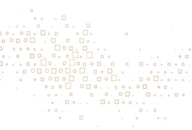 Disklerle, dikdörtgenlerle açık kırmızı vektör dokusu. Soyut tarzda dekoratif tasarım, daireler, dikdörtgenler. Güzel web siteleri için desen.