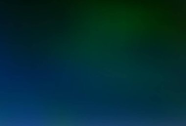 Koyu mavi, yeşil vektör soyut bulanık şablon. Renkli soyut çizimler ve gradyan. İş tasarımınız için yepyeni bir tarz.