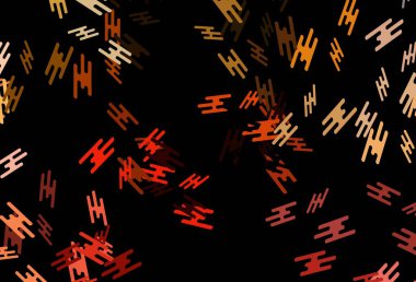 Koyu sarı, turuncu vektör şablonu ve tekrarlanan çubuklar. Bulanık arkaplanda gradyanı olan çizgiler. Web siteleri, iniş sayfaları için desen.