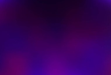 Koyu mor vektör bulanık ve renkli şablon. Soyut ve gradyan renkte renkli çizimler. İş tasarımınız için yepyeni bir tarz.