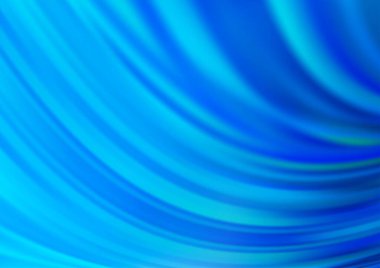 Kıvrımlı daireleri olan açık mavi vektör deseni. Eğilimli zarif, parlak bir çizim. Reklamınız, broşürleriniz, broşürleriniz için yeni bir doku..