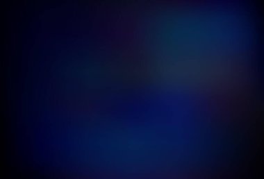 Koyu mavi vektör parlak soyut arkaplan. Bulanık ve gradyan renkte renkli çizimler. Web siteniz için tasarım.