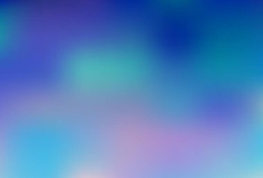 Açık BLUE vektör soyut bulanık şablon. Bokeh tarzında tamamen yeni bir renk çizimi. Web siteniz için tasarım.