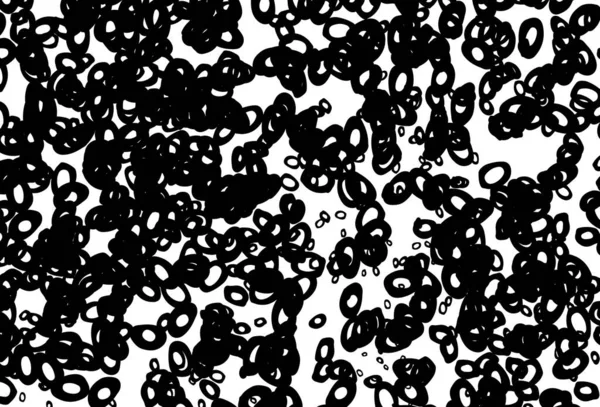 Schwarz Weißer Vektorhintergrund Mit Punkten Schöne Farbige Illustration Mit Verschwommenen — Stockvektor