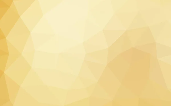 Ανοιχτό Κίτρινο Πορτοκαλί Διάνυσμα Χαμηλή Poly Υφή Πολύχρωμη Αφηρημένη Απεικόνιση — Διανυσματικό Αρχείο