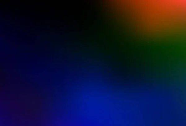 Modèle Lumineux Abstrait Multicolore Foncé Vecteur Arc Ciel Illustration Abstraite — Image vectorielle