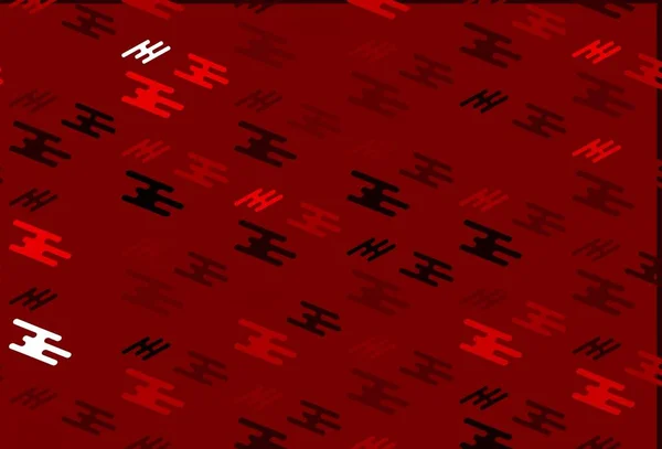 Texture Vectorielle Rouge Clair Avec Des Lignes Colorées Illustration Colorée — Image vectorielle