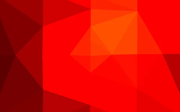 Luz Red Vetor Abstrato Mosaico Pano Fundo Ilustração Colorida Estilo — Vetor de Stock