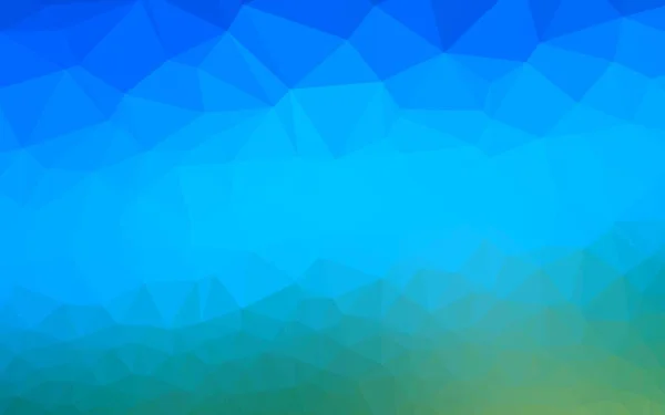 Modèle Triangulaire Brillant Bleu Clair Vecteur Vert Une Élégante Illustration — Image vectorielle