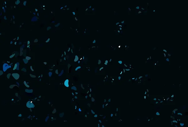 Светло Голубой Векторный Рисунок Хаотичными Формами Современная Абстрактная Иллюстрация Красочными — стоковый вектор