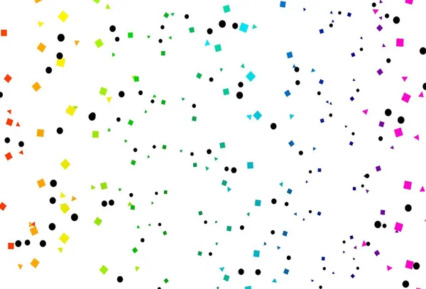 Multicolor Claro Textura Del Vector Del Arco Iris Estilo Polivinílico — Archivo Imágenes Vectoriales