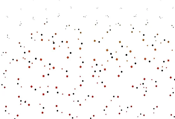 Hellgrüne Rote Vektortextur Polystil Mit Kreisen Würfeln Dekorative Gestaltung Abstrakten — Stockvektor