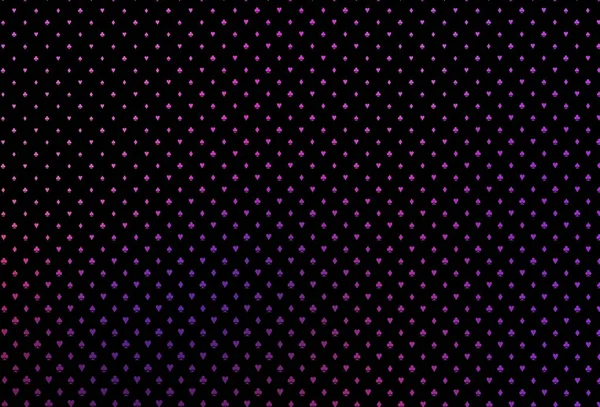 Σκούρο Ροζ Μπλε Διάνυσμα Πρότυπο Σύμβολα Πόκερ Πολύχρωμη Κλίση Σημάδια — Διανυσματικό Αρχείο
