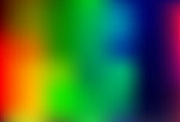 Light Multicolor Rainbow Vektor Absztrakt Sablon Egy Homályos Absztrakt Illusztráció — Stock Vector