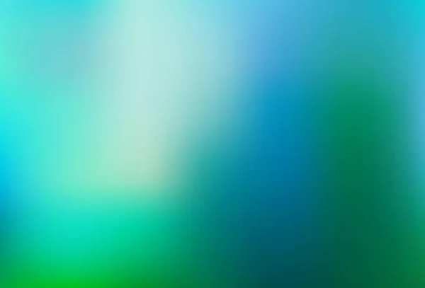 Ljusblå Grön Vektor Abstrakt Mall Elegant Ljus Illustration Med Lutning — Stock vektor