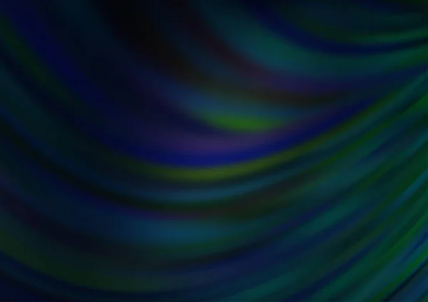 Oscuro Vector Azul Fondo Borroso Color Ilustración Abstracta Colorida Con — Vector de stock