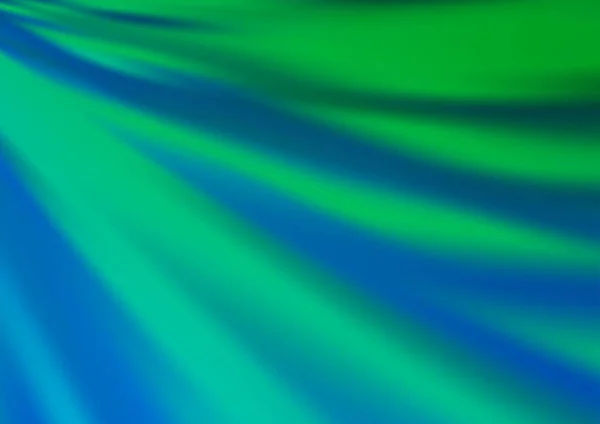 Azul Claro Verde Vector Moderno Patrón Bokeh Ilustración Colorida Brillante — Vector de stock