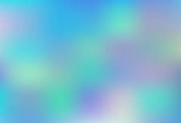 Ανοιχτό Μπλε Πράσινο Διάνυσμα Αφηρημένο Θολή Μοτίβο Πολύχρωμη Αφηρημένη Απεικόνιση — Διανυσματικό Αρχείο