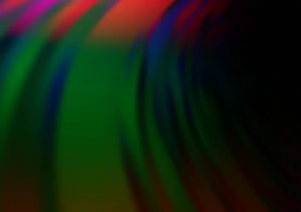 Multicolore Scuro Modello Bokeh Lucido Vettore Arcobaleno Illustrazione Colorata Brillante — Vettoriale Stock