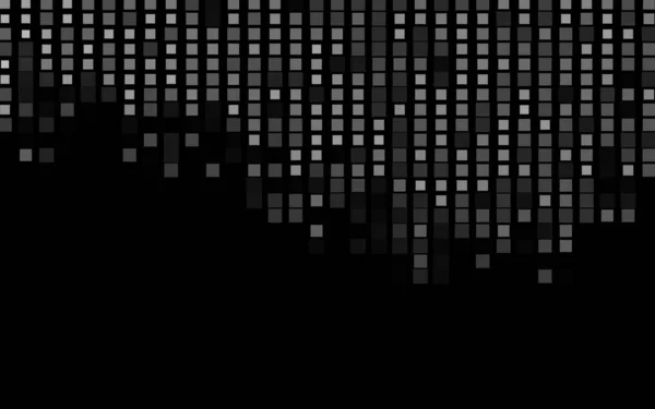 Plata Oscura Textura Vectorial Gris Estilo Rectangular Ilustración Abstracta Moderna — Vector de stock