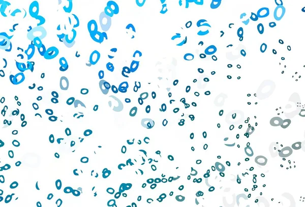Light Blue Διανυσματικό Πρότυπο Κύκλους Glitter Αφηρημένη Εικόνα Θολή Σταγόνες — Διανυσματικό Αρχείο