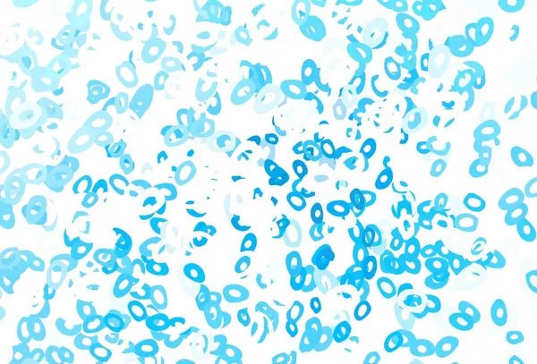 Hellblaue Vektorhülle Mit Flecken Schöne Farbige Illustration Mit Verschwommenen Kreisen — Stockvektor