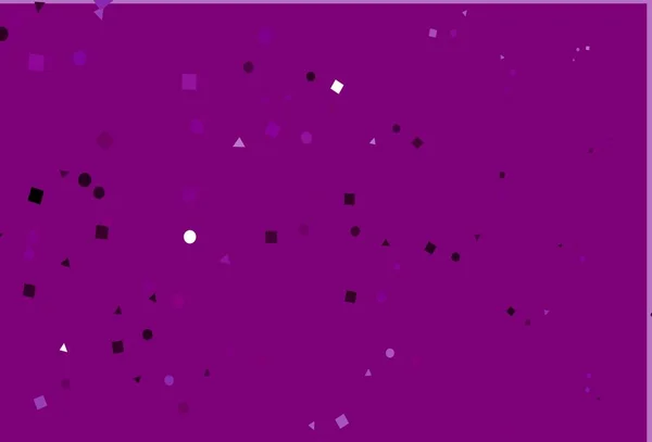 Texture Vectorielle Violet Clair Poly Style Avec Cercles Cubes Cercles — Image vectorielle