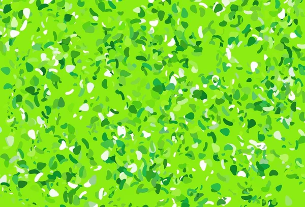 Fond Vectoriel Vert Clair Avec Des Formes Abstraites Illustration Colorée — Image vectorielle