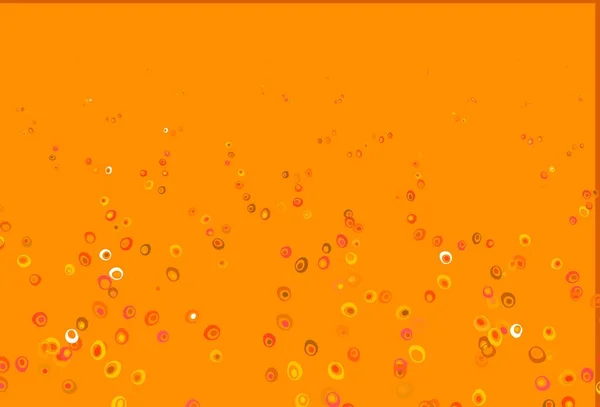 Hellgelbe Orangefarbene Vektorhülle Mit Flecken Verschwommenes Dekoratives Design Abstrakten Stil — Stockvektor