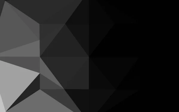 Темно Серебристый Серый Вектор Размытости Шестиугольника Искушает Геометрическая Иллюстрация Стиле — стоковый вектор
