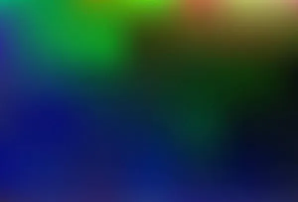 Dark Multicolor Rainbow Vektör Modern Bokeh Deseni Bokeh Tarzında Tamamen — Stok Vektör